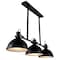 Cwi Lighting Strum 3 Light Island Chandelier With Black Finish 9760P50-3-101 - alternate 4